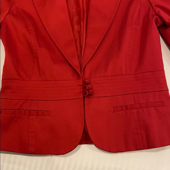 Evie Collection Red Blazer/ jacket - Picture 6 of 8